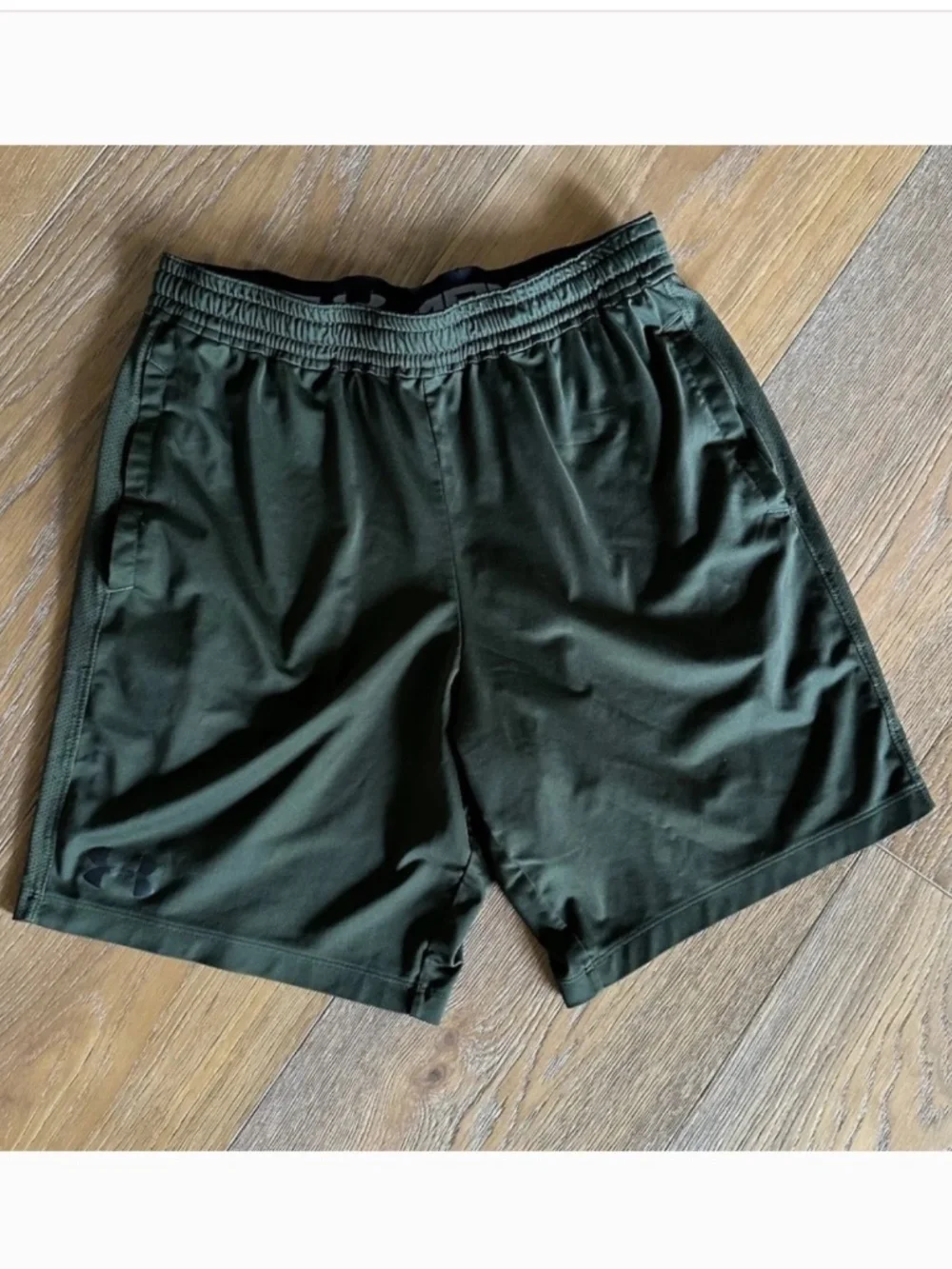 Under Armour HeatGear Performance Training Shorts Green Men's Large